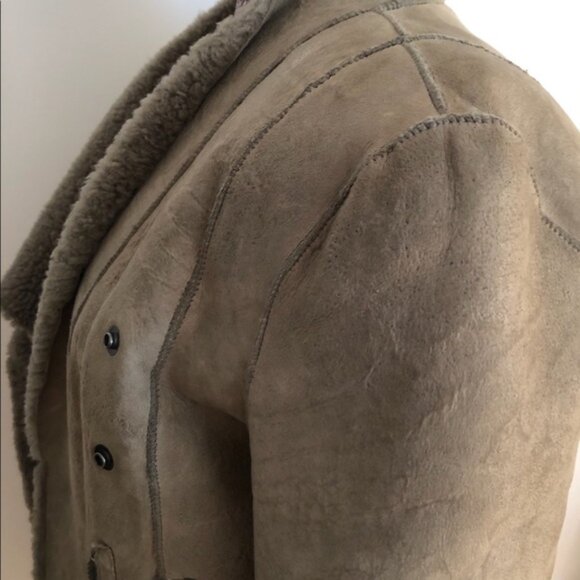 Helmut Lang Weathered Shearling Jacket  - Small - Picture 6 of 16